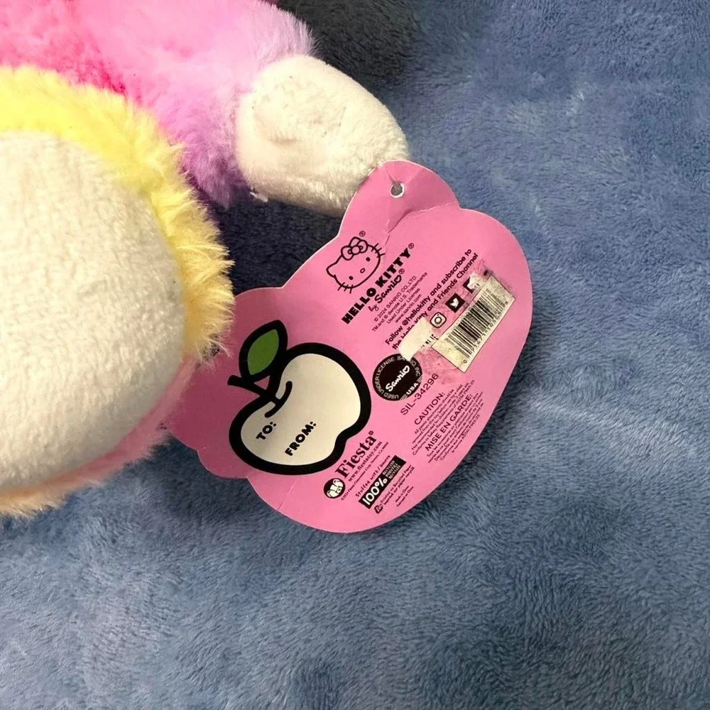 Hello Kitty rainbow plush toy new